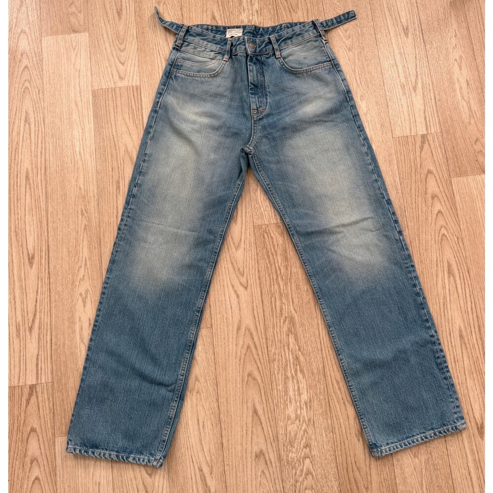 NWOT Anthropology Pilcro Adjustable Buckle Waist Jeans, Size 28